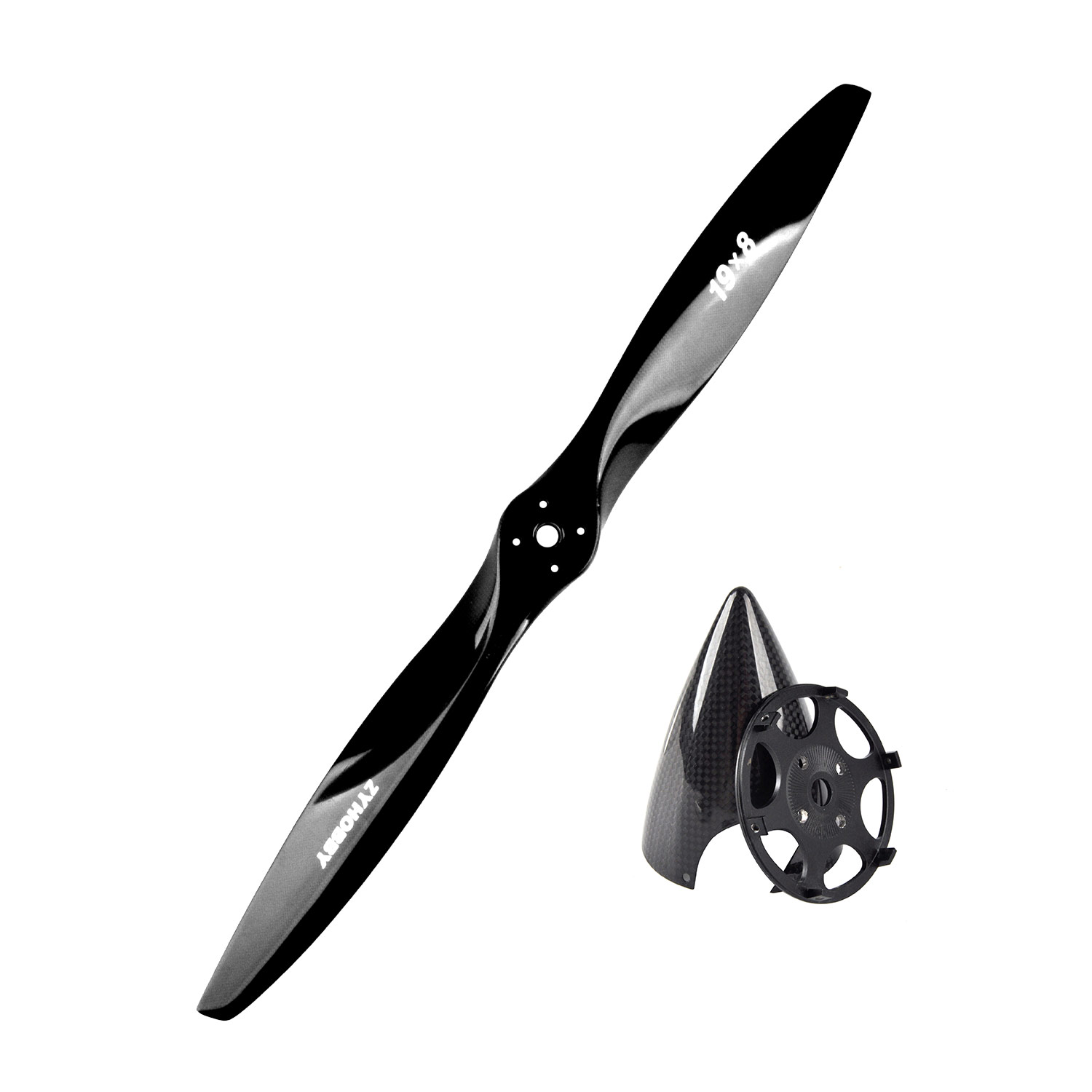 Rc Helicopter Bag - ZYHOBBY Carbon Fiber Propeller with Drilled