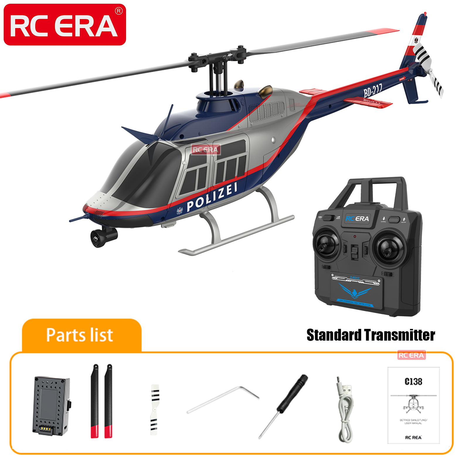 RC ERA C138 BELL 206 Jet Range - Rc Helicopter Large 评论和价格