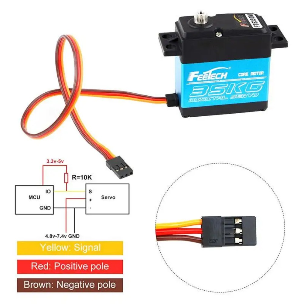 FEETECH FT5330M 35KG Digital S - Rc Helicopter Servo 评论和价格