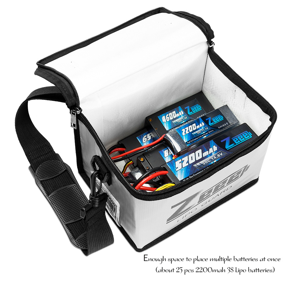 Zeee Lipo Battery Safe Bag 215 - Rc Helicopter Bag 评论和价格