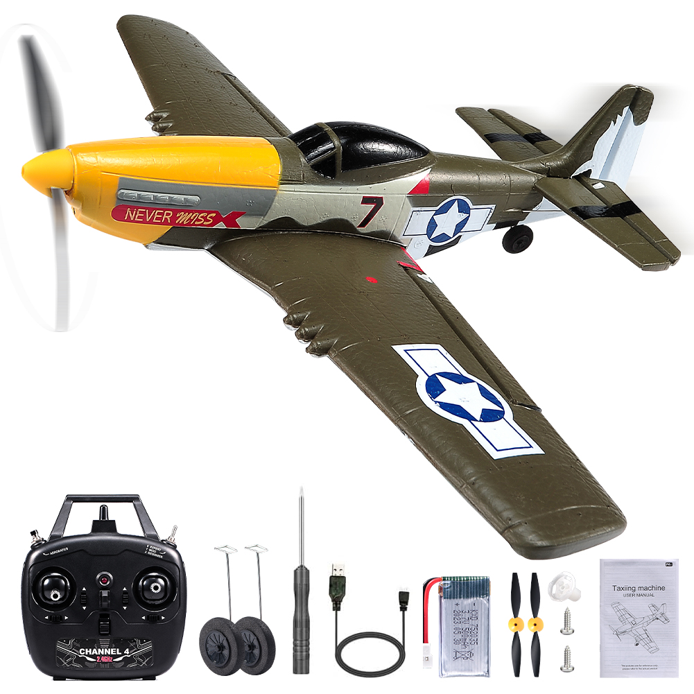 RC Plane P51 Mustang 2.4G Radi - Rc Helicopter Large 评论和价格