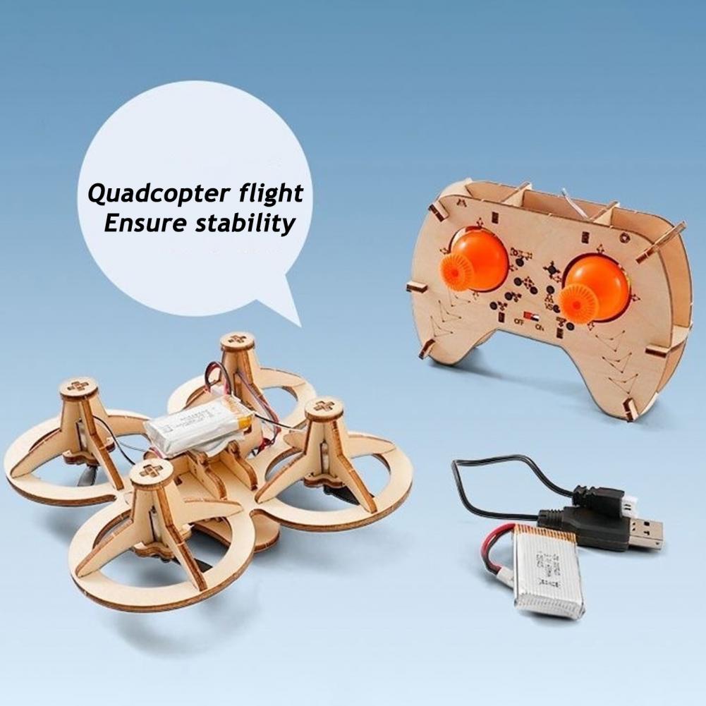 Rc Drone Toy Wooden Drone Puzz - Rc Helicopter Electric 评论和价格