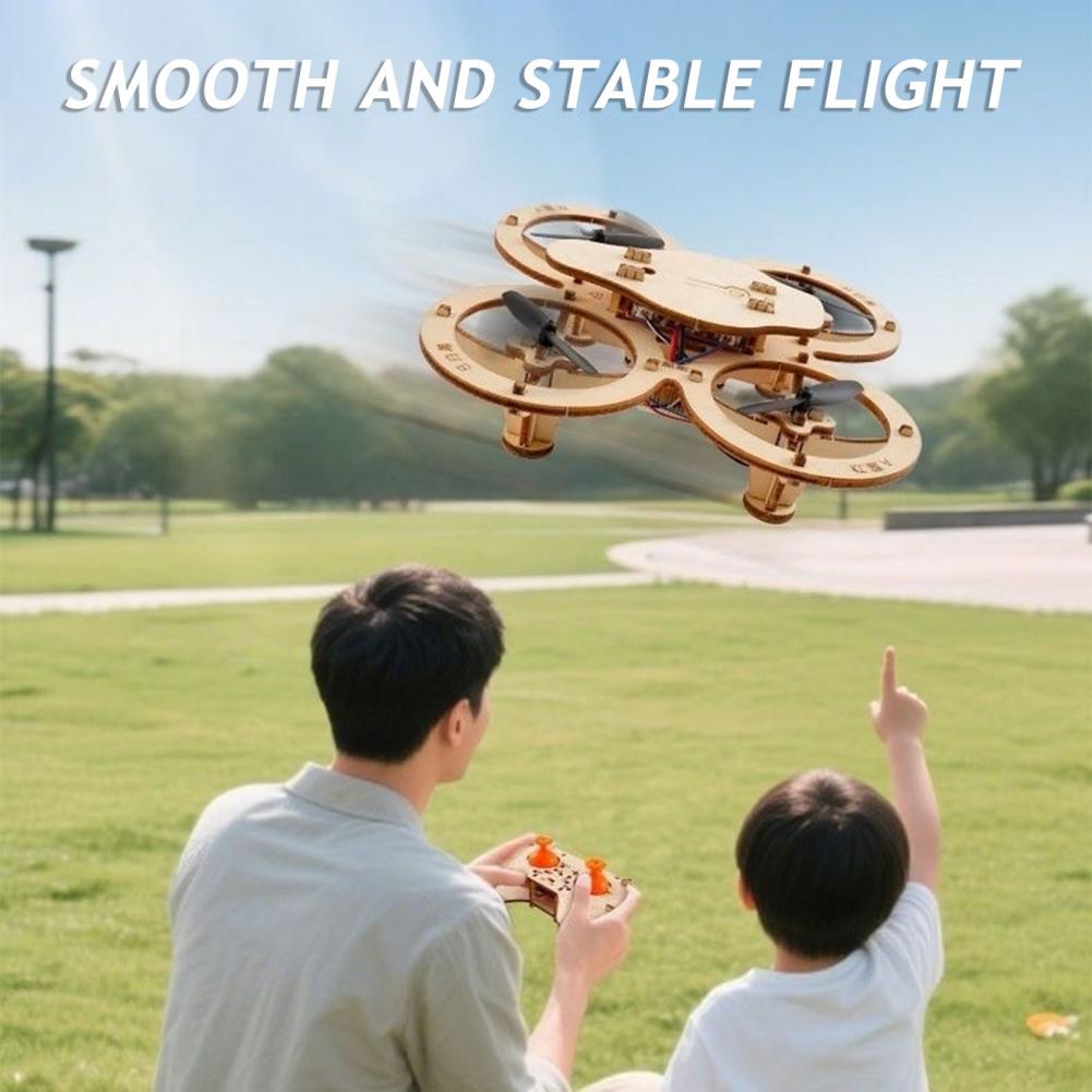 Rc Drone Toy Wooden Drone Puzz - Rc Helicopter Electric 评论和价格