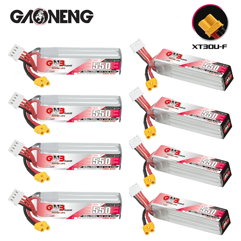 GNB HV 11.4V 550mAh 100C/200C  - Rc Helicopter Battery 评论和价格