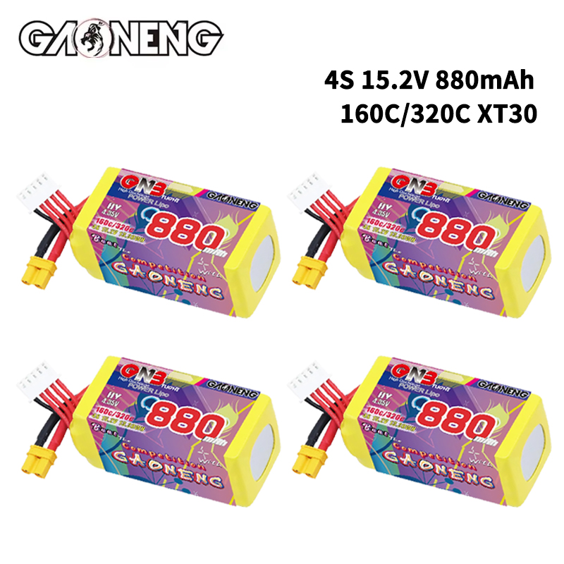 GNB 4S 880mAh 15.2V 160C/320C  - Rc Helicopter Parts 评论和价格