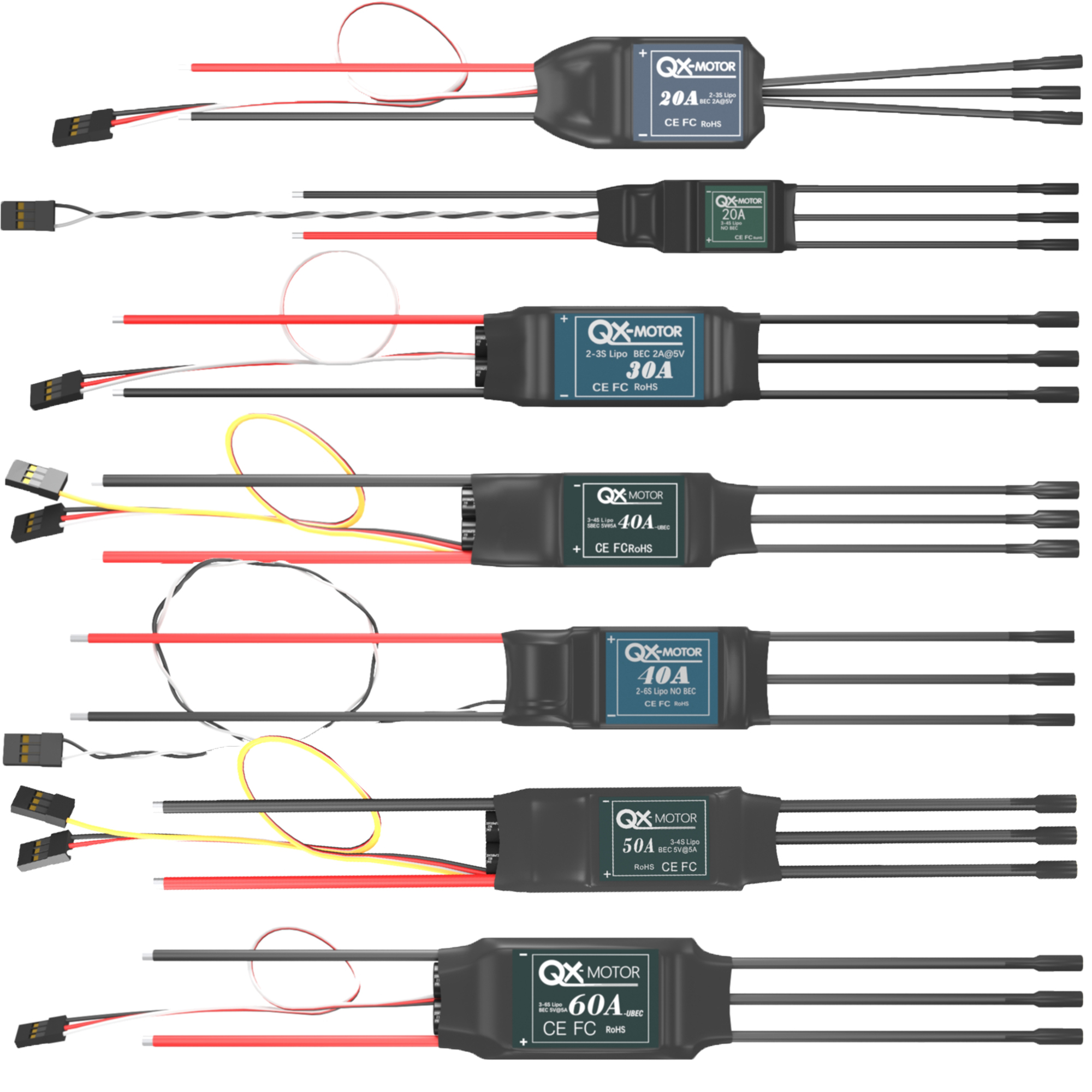 QX-MOTOR Brushless ESC series  - Rc Helicopter Battery 评论和价格