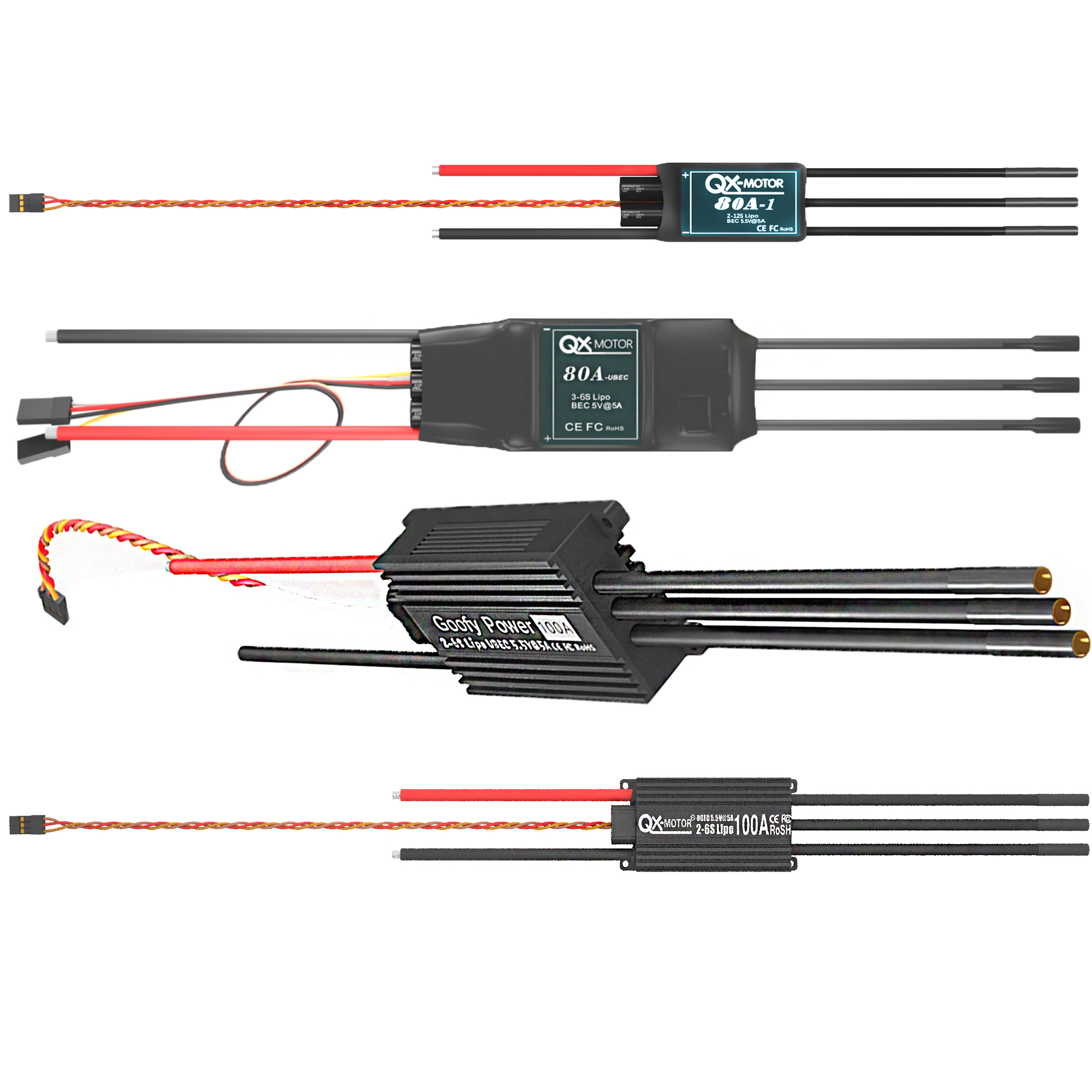 QX-MOTOR Brushless ESC series  - Rc Helicopter Battery 评论和价格