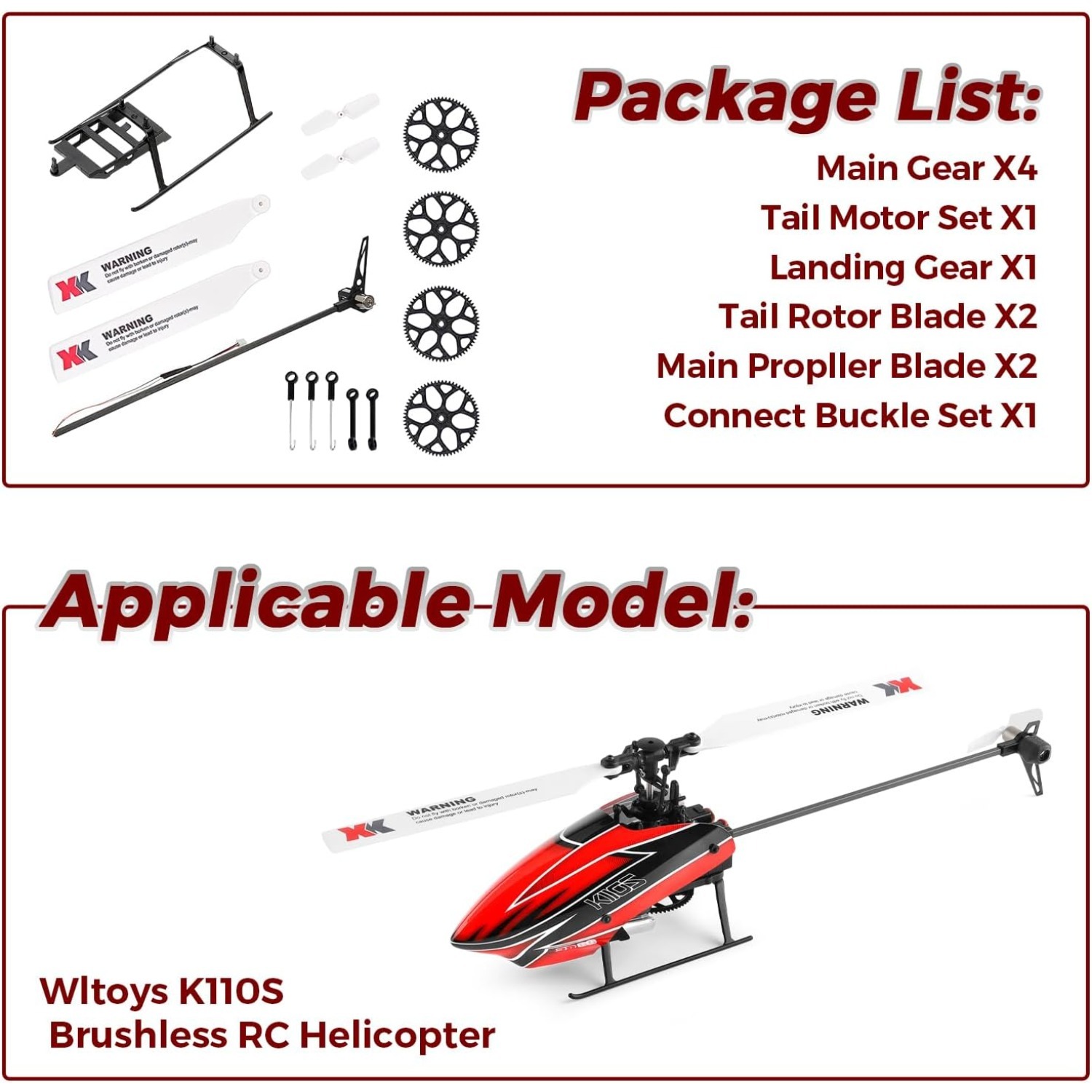 Spare Accessory Kit, Compatibl - Rc Helicopter Blade 评论和价格