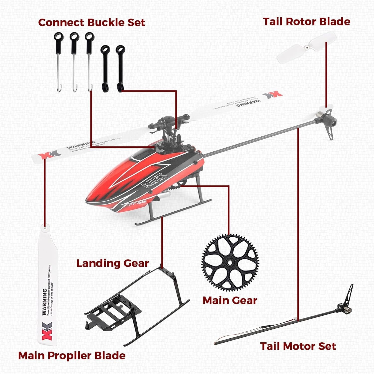 Spare Accessory Kit, Compatibl - Rc Helicopter Blade 评论和价格