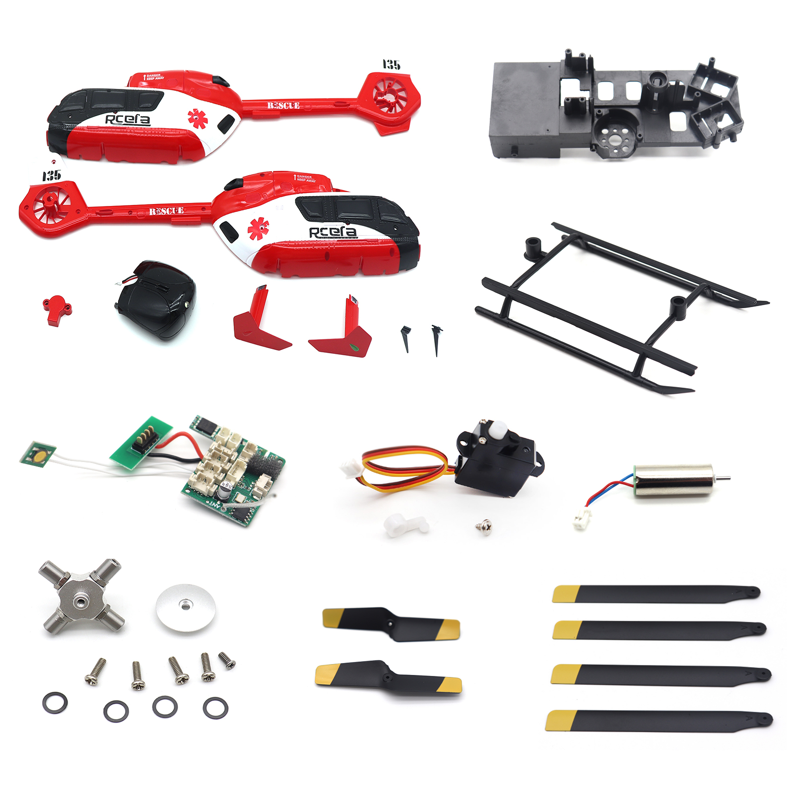 Original Parts for C159 EC-135 - Rc Helicopter Blade 评论和价格
