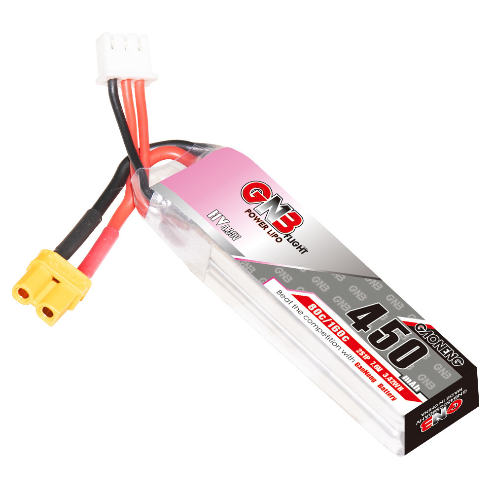 GNB LiPo Battery HV 2S 7.6V 45 - Rc Helicopter Battery 评论和价格