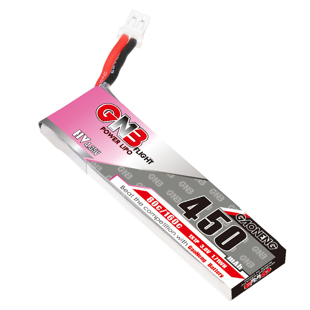 GNB HV 1S 3.8V 450mAh 80C/160C - Rc Helicopter Parts 评论和价格
