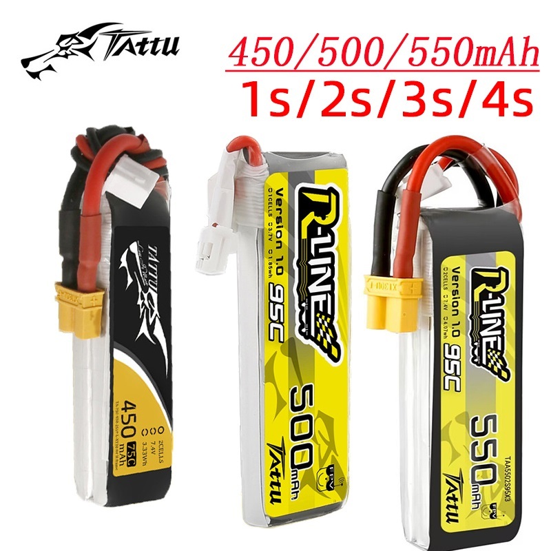 3Pcs NEW TATTU 450/500/550mAh  - Rc Helicopter Parts 评论和价格