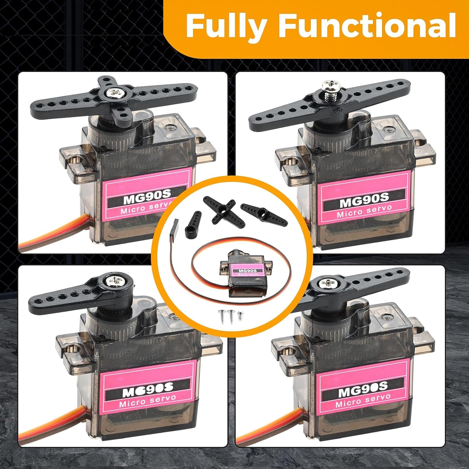 4pcs Micro Servo Metal Gear 90 - Rc Helicopter Mini 评论和价格