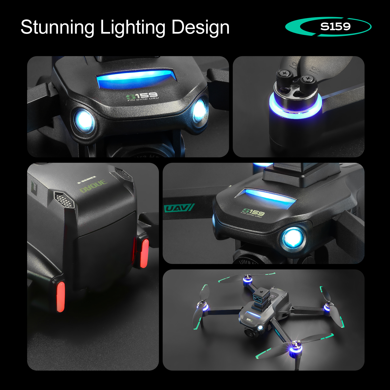 S159 GPS Drone 4K Profesional  - Rc Helicopter Electric 评论和价格
